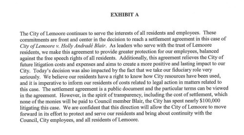 Exhibit A from the Kings County Superior Court's Compromise and Release Agreement